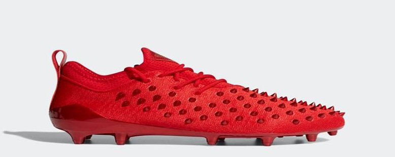 adidas red spike football cleats